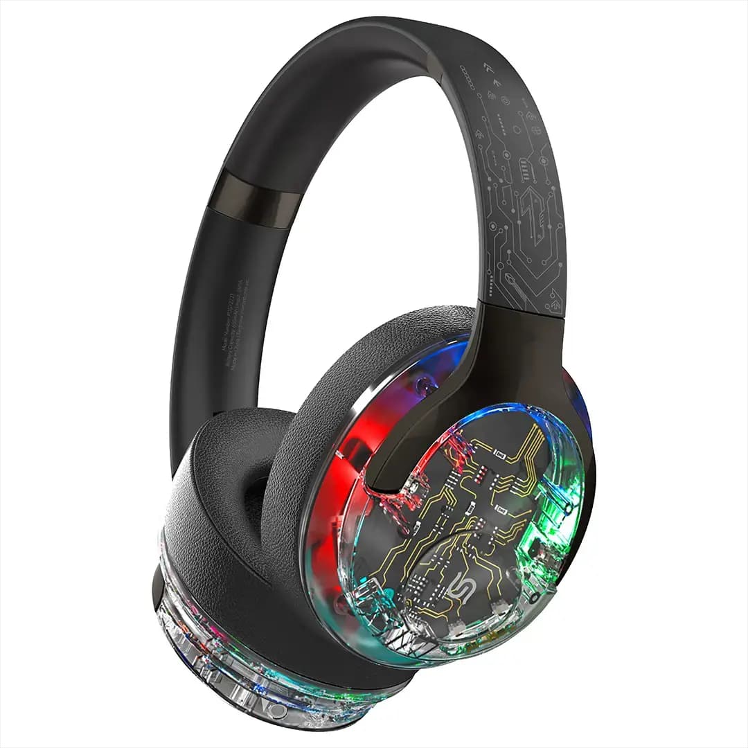 هدفون بی‌سیم پرودو مدل Porodo Soundtec Soho ANC Headphone | حذف نویز فعال، باتری 40 ساعته و بلوتوث 5.4 — تصویر ۲