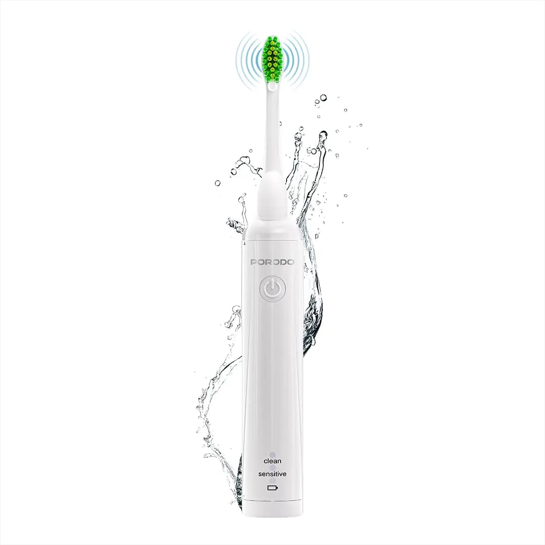 مسواک برقی شارژی پرودو مدل Porodo Lifestyle Rechargeable Electric Toothbrush PDLFST210 | شارژ Type-C و باتری 180 روزه