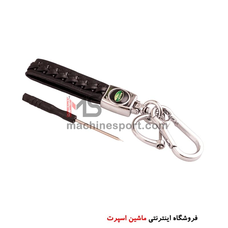 جاسوئیچی بند چرمی بافت لندرور — تصویر ۲
