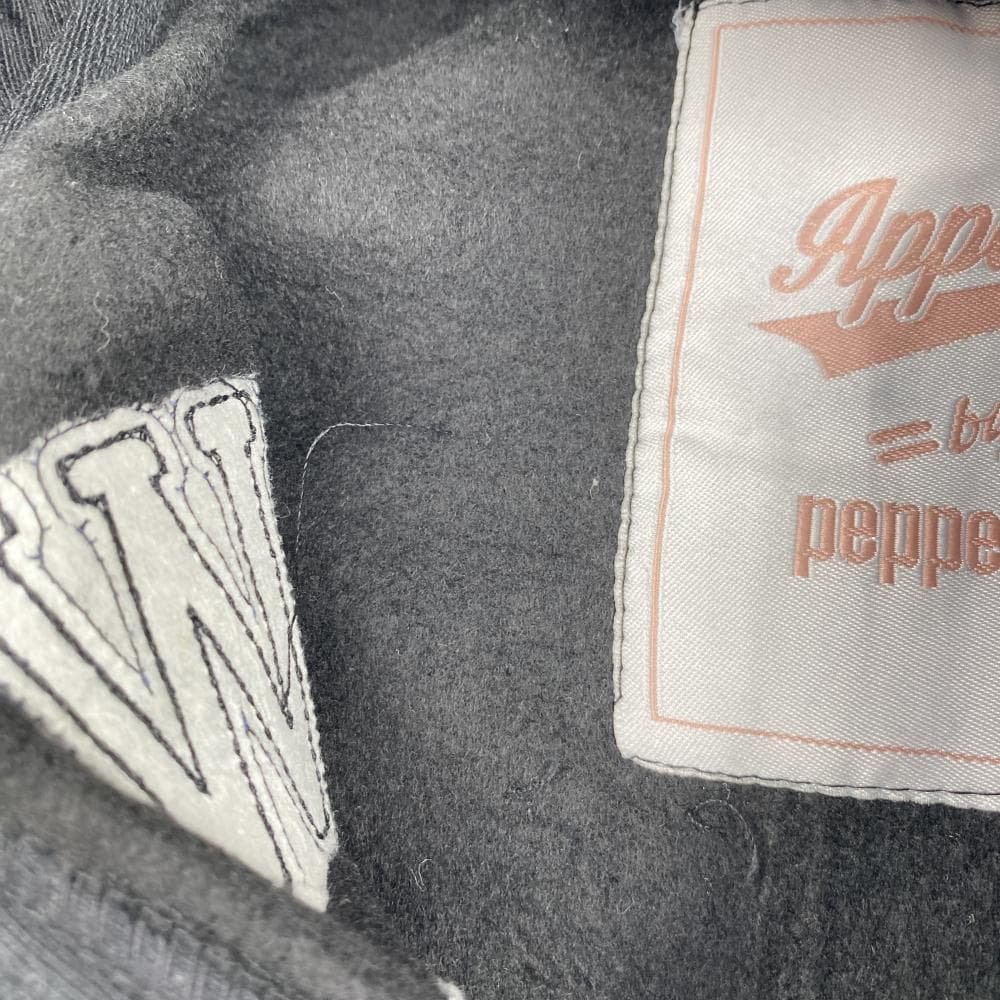 هودی زیپی پسرانه آستین بلند برند pepperts طرح نوشته لاتین مشکی رنگ — تصویر ۵