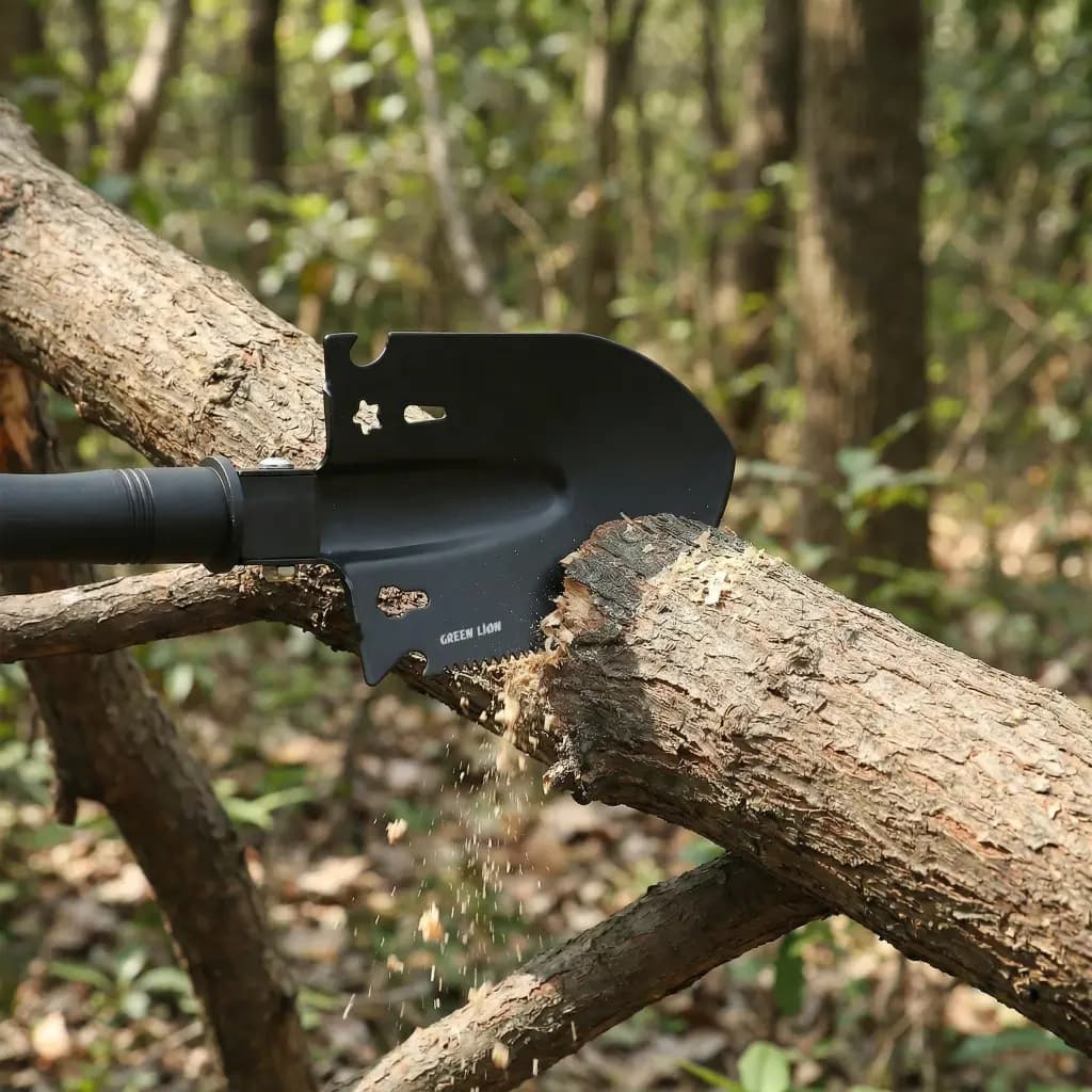 بیل چندکاره گرین لاین مدل Green Lion GSV-8 Multi-Purpose Shovel GNGSV8SHVLBK | ابزار کمپینگ و بقا — تصویر ۴