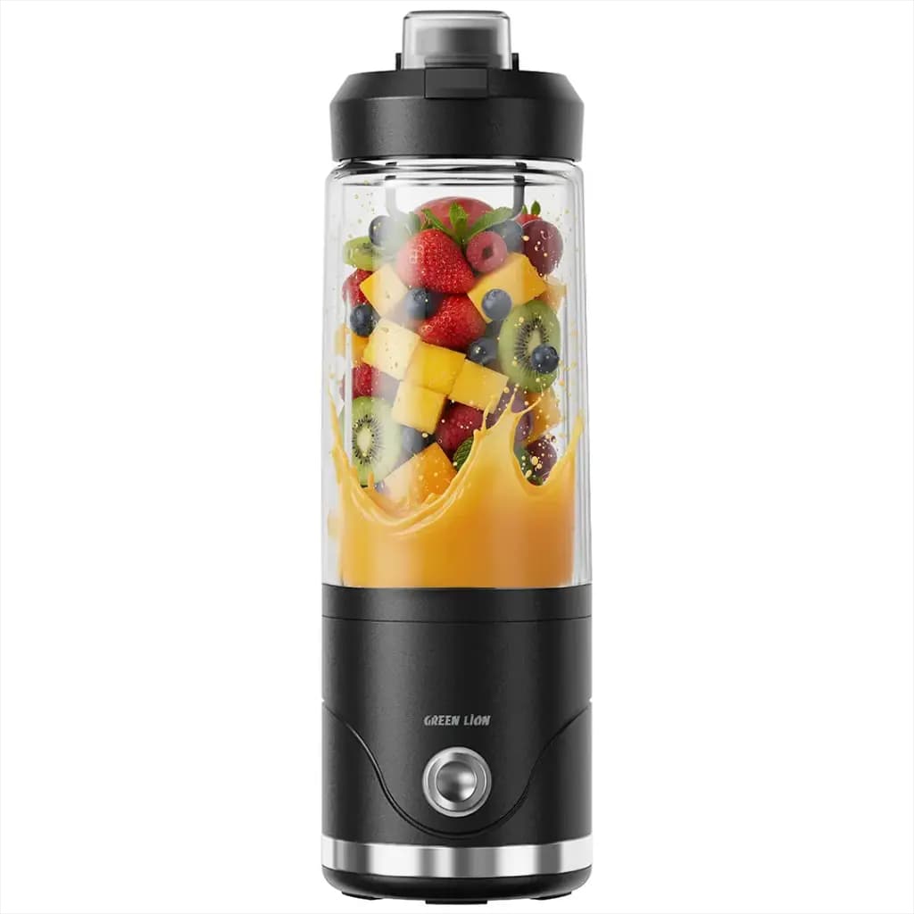 شیکر شارژی گرین لاین مدل Green Lion Blend Max Portable Juicer GL-JU21 | بلندر قابل حمل 650ml