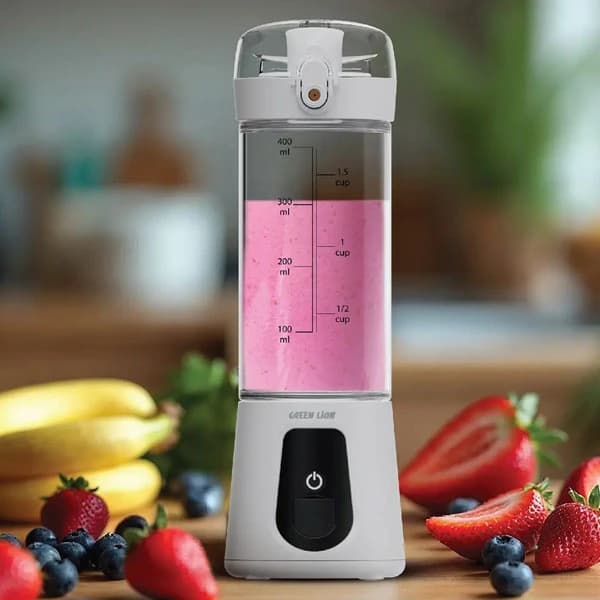 شیکر شارژی گرین لاین مدل Green Lion GL-JU20 Mate Pro | مخلوط‌کن قابل حمل 470 میلی‌لیتری — تصویر ۳