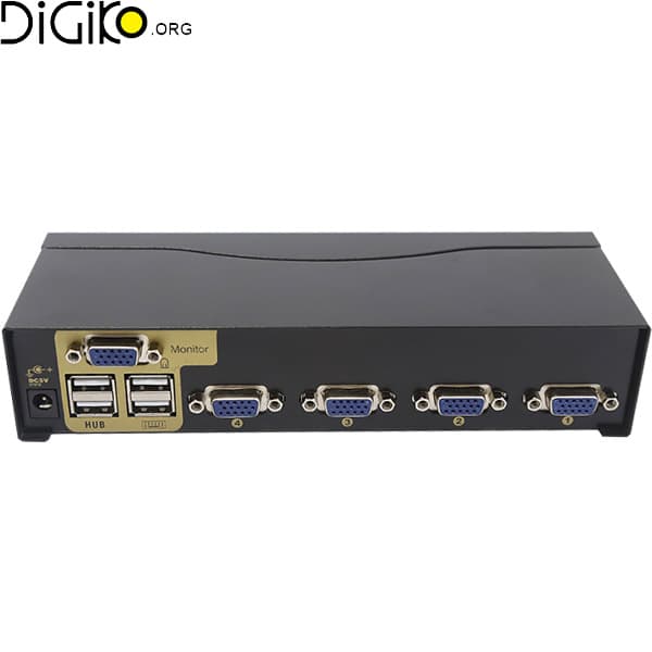 سوئيچ کی وی اِم 4 پورت VGA فرانت