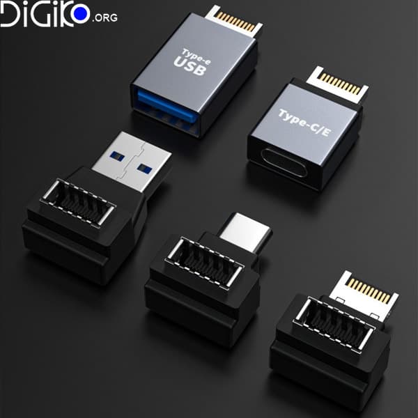 تبدیل تایپ سی ماده به USB TYPE-E مارک MINI TECH — تصویر ۲