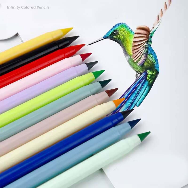 مدادرنگی بی نهایت 12 رنگ (پاک کن دار)