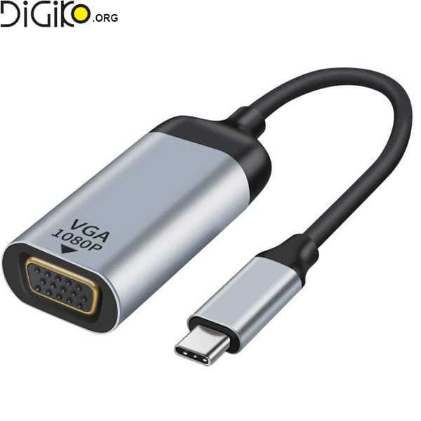 تبدیل تایپ سی به VGA 1080 P مارک MINI TECH
