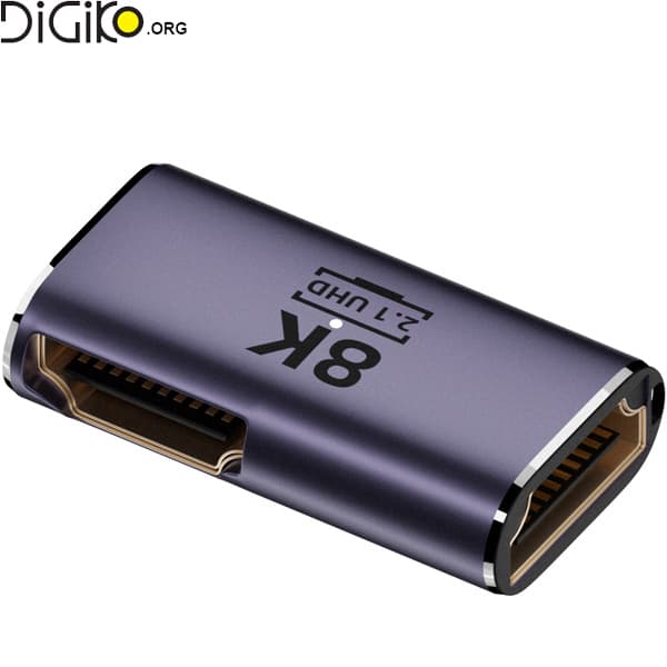 تبدیل دو سر ماده از کنار HDMI 2.1 8K مینی تک