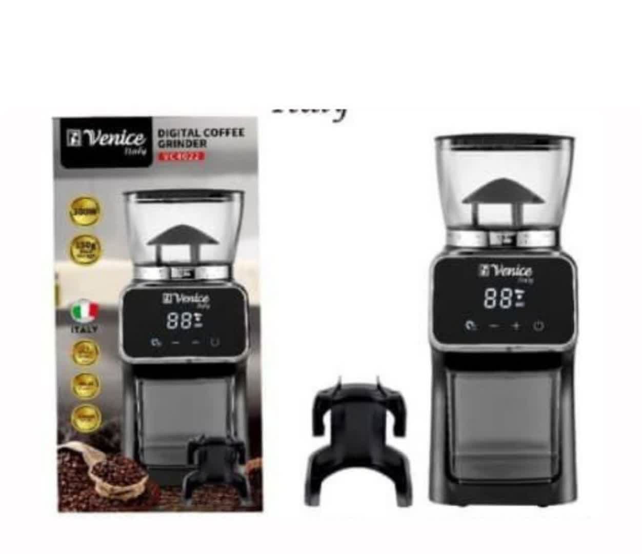 آسیاب قهوه لمسی برند ونیز مدل VC-4022 ایتالیایی با گارانتی12 ماهه شرکتی