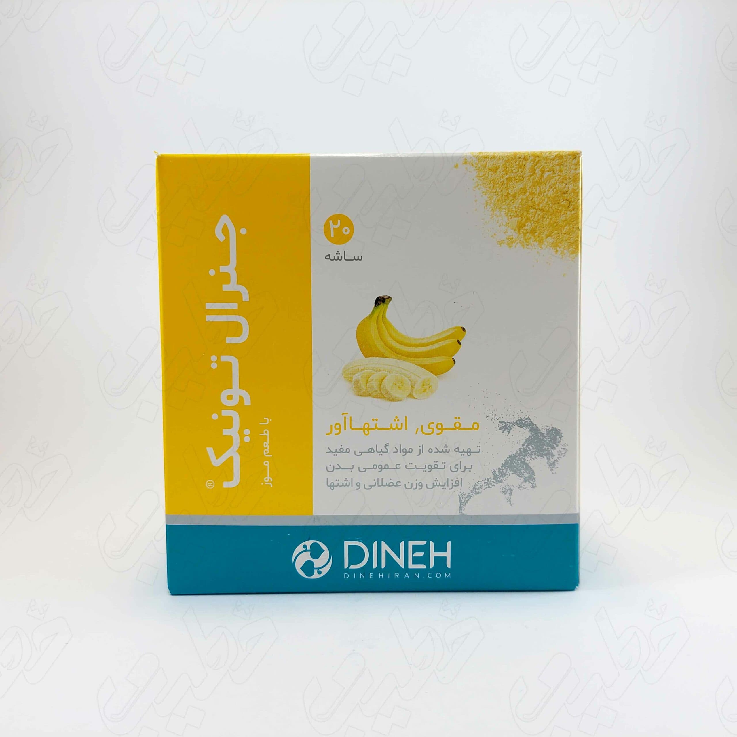 پودر جنرال تونیک با طعم موز دینه 20 عددی