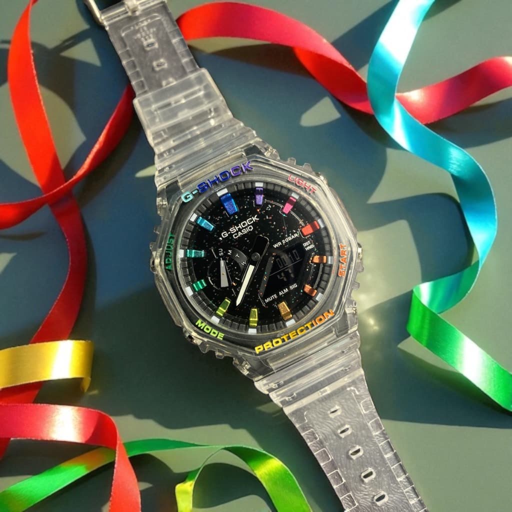 G-SHOCK GA-2100 auto جی شاک بی رنگ no color