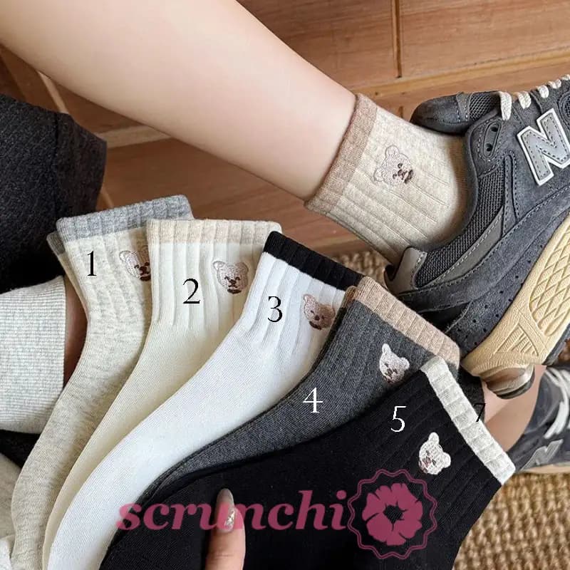 جوراب ساق بلند طرح تدی