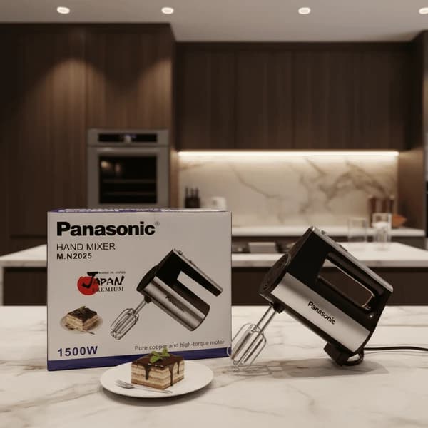 همزن دستی پاناسونیک قدرت 1500W وات مدل M.N-2025
