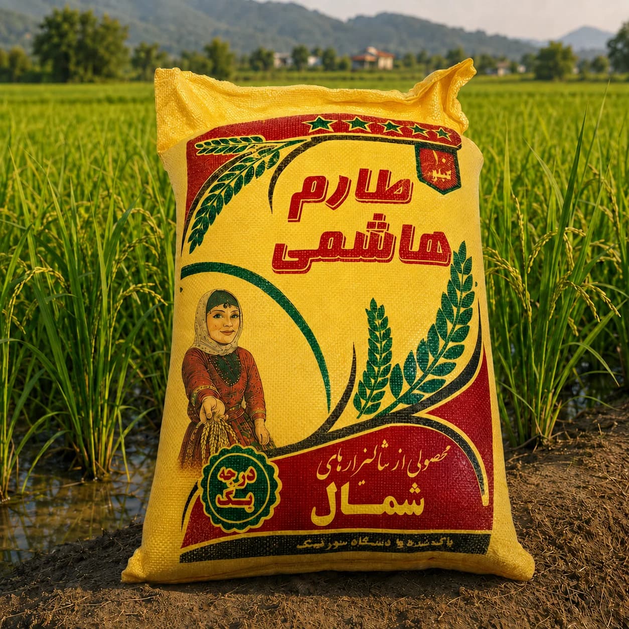 برنج طارم هاشمی درجه یک فریدونکنار-سورتینگ شده