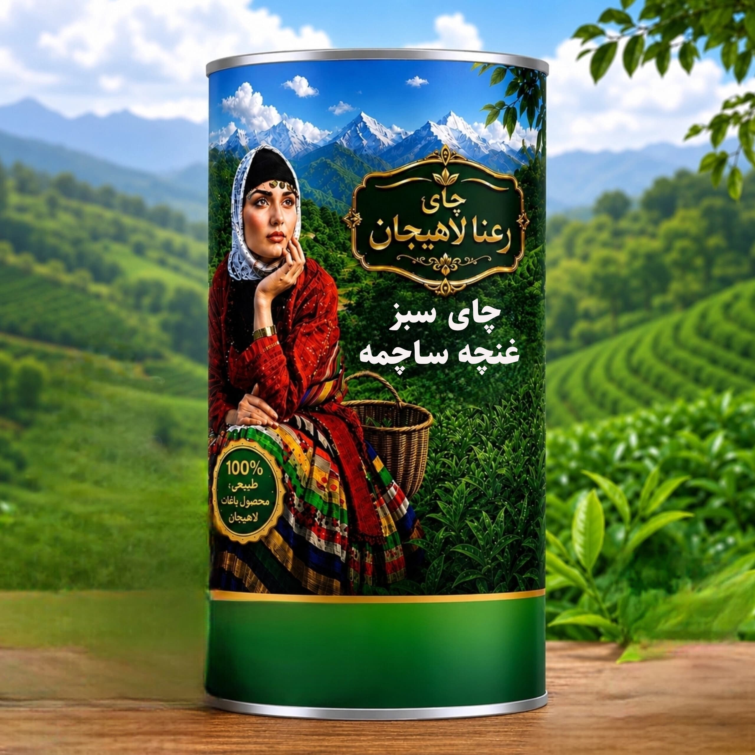 چای سبز غنچه ساچمه(لاغری) تازه چین رعنا لاهیجان