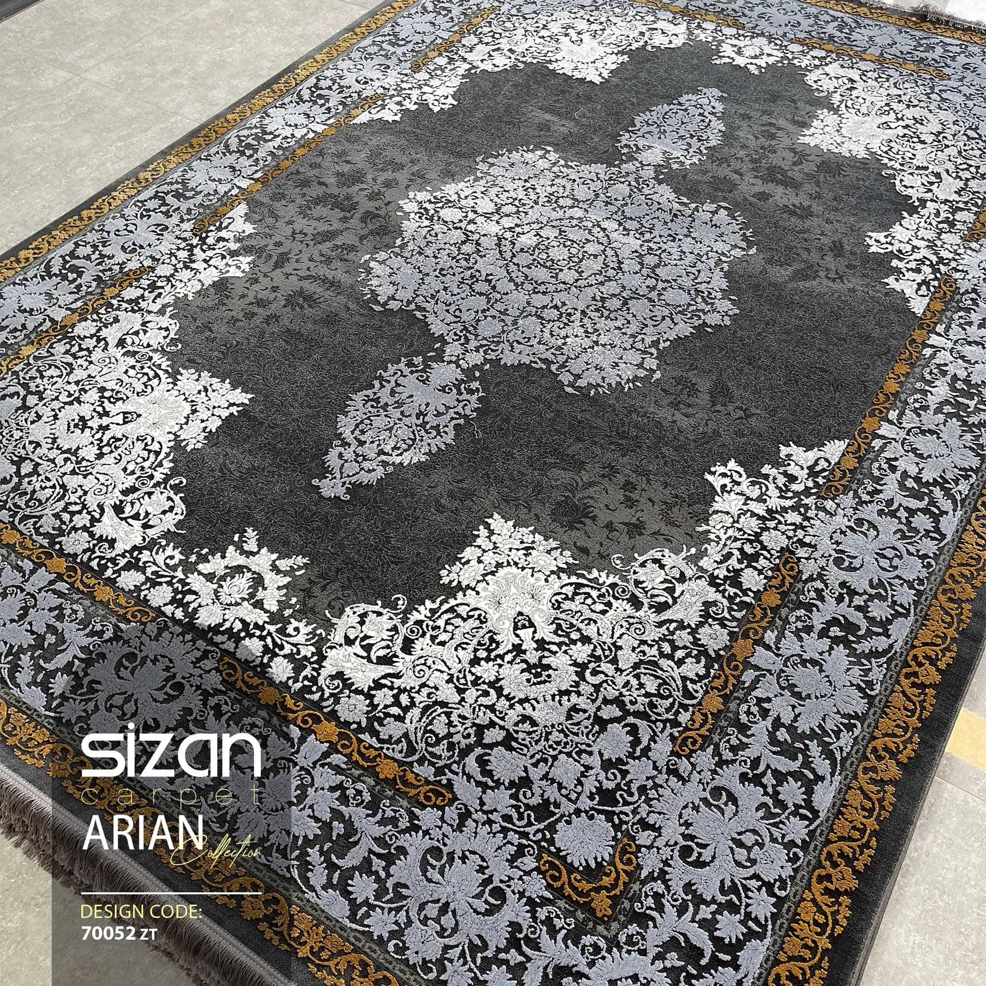 فرش ماشینی طرح آرین کد 70062zt — تصویر ۴