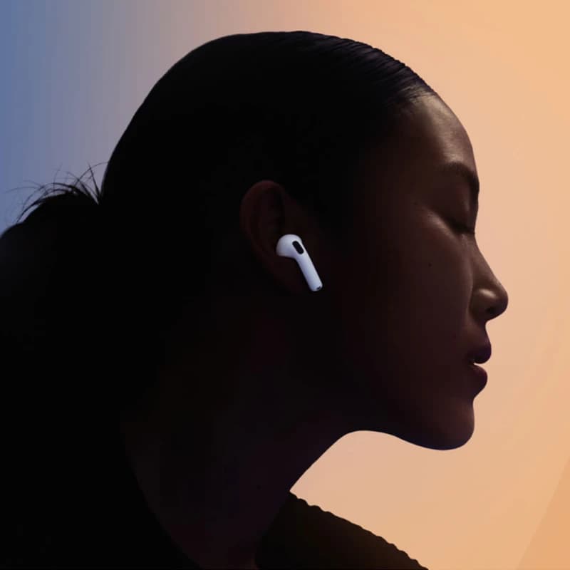 هدفون بلوتوثی اپل مدل AirPods 4 برند گوریل با قابلیت نویزکنسلیسنگ — تصویر ۲