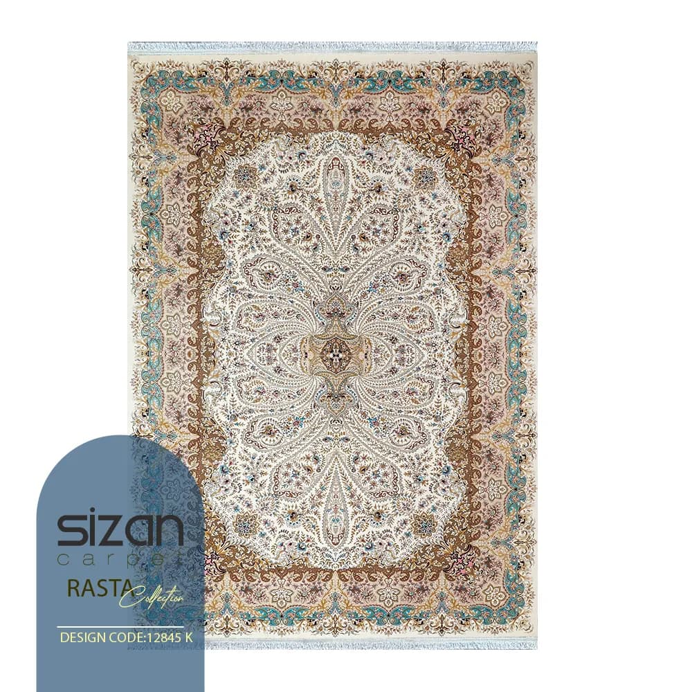 فرش ماشینی طرح رستا کد 12845k