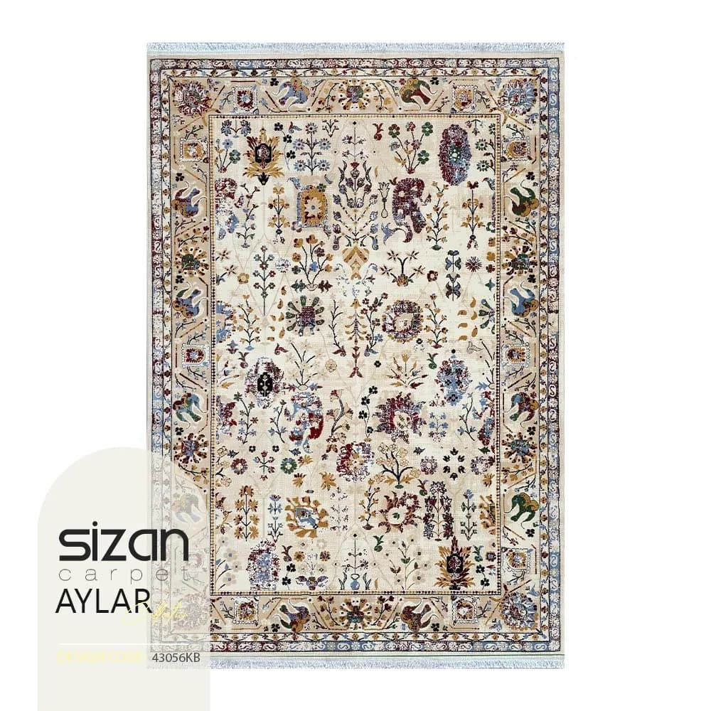 فرش ماشینی طرح آیلار کد 43056KB