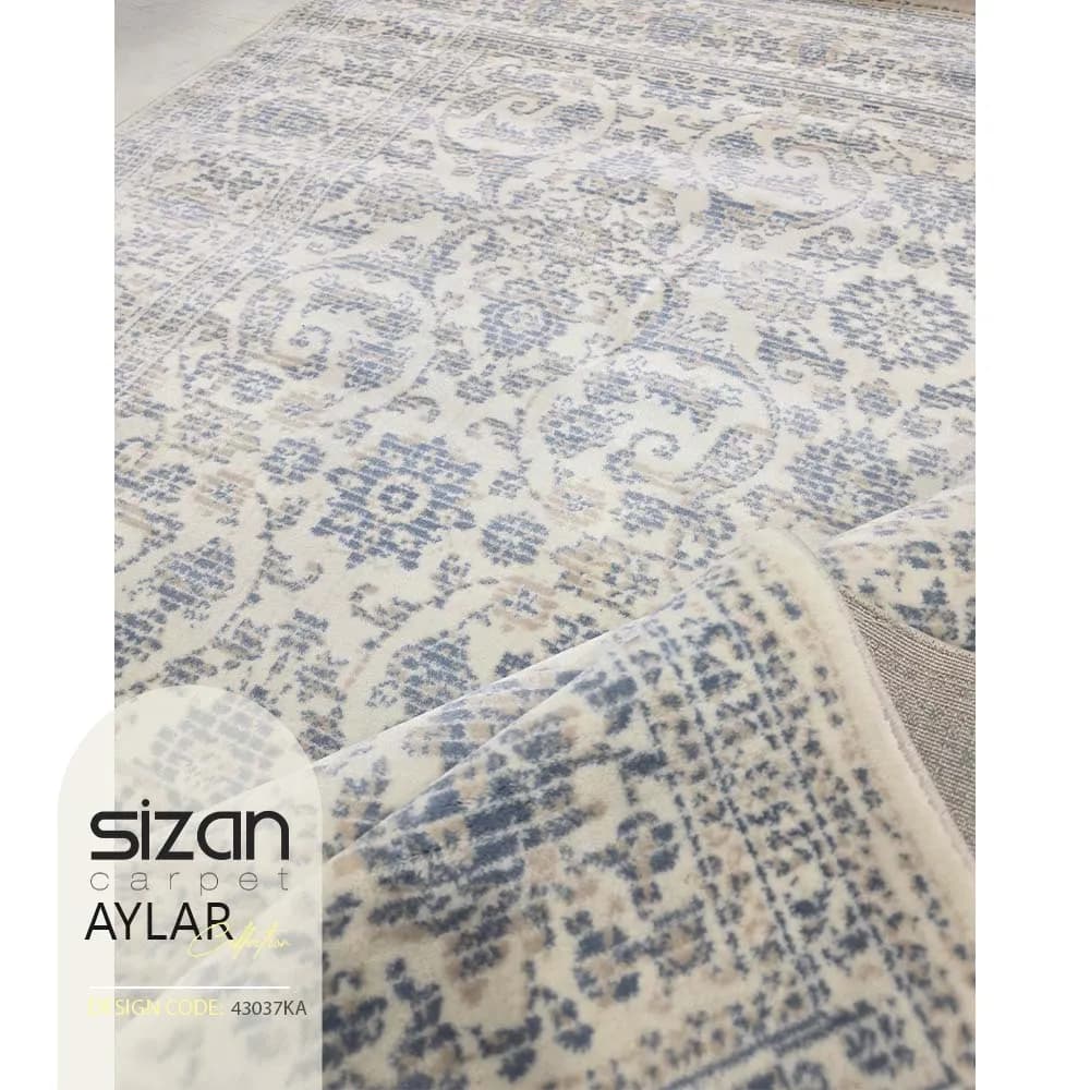 فرش ماشینی طرح آیلار کد 43037KA — تصویر ۲