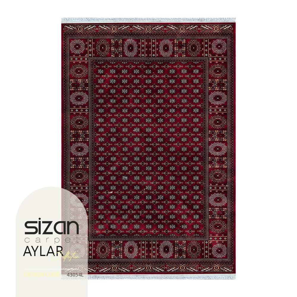 فرش ماشینی طرح کهن کد 43054L