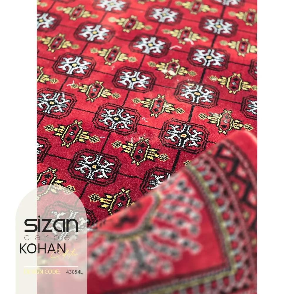 فرش ماشینی طرح کهن کد 43054L — تصویر ۴