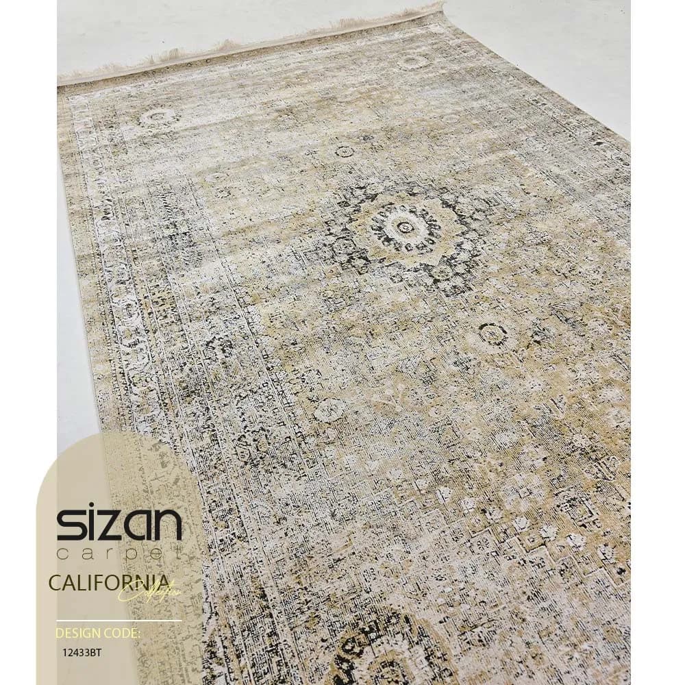 فرش ماشینی طرح کالیفرنیا کد 12433bt — تصویر ۲