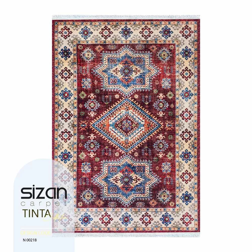 فرش ماشینی کلکسیون تینتا طرح میراث کد N 00218