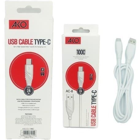 کابل تایپ سی Ako مدل Ac-8