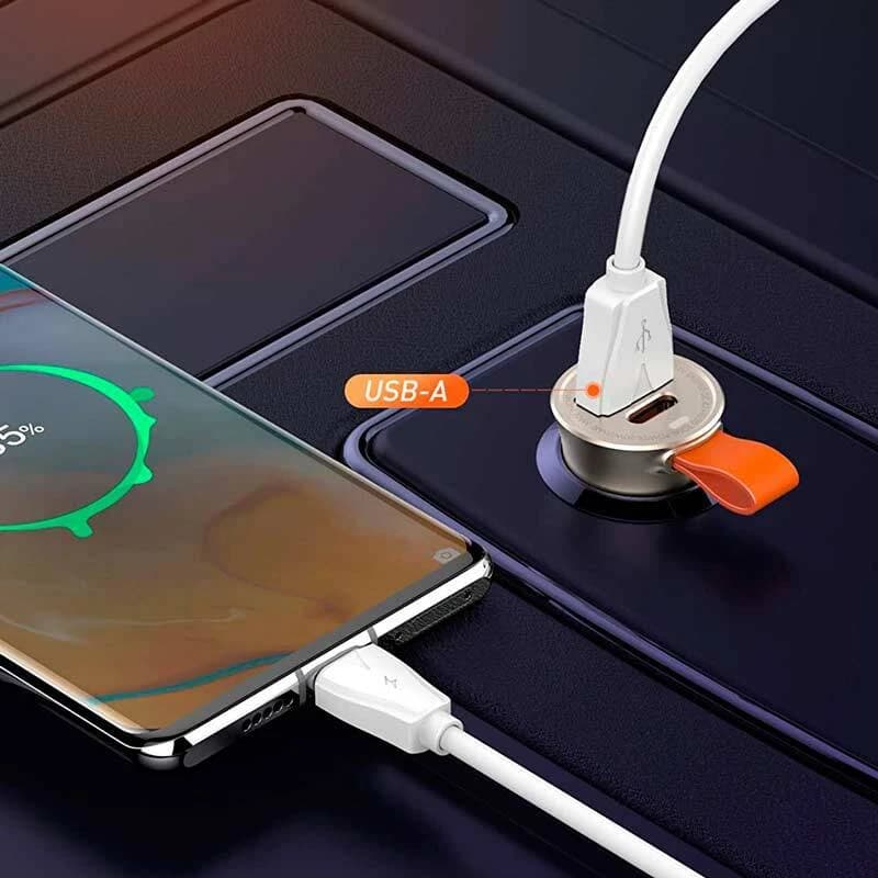 شارژر فندکی الدینیو مدل C506Q-30W به همراه کابل تبدیل USB-C — تصویر ۶