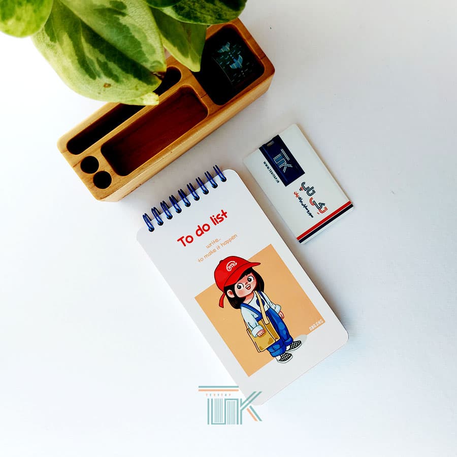 دفترچه تو دو لیست سری دختر طرح Write To make | تودولیست آبرنگ