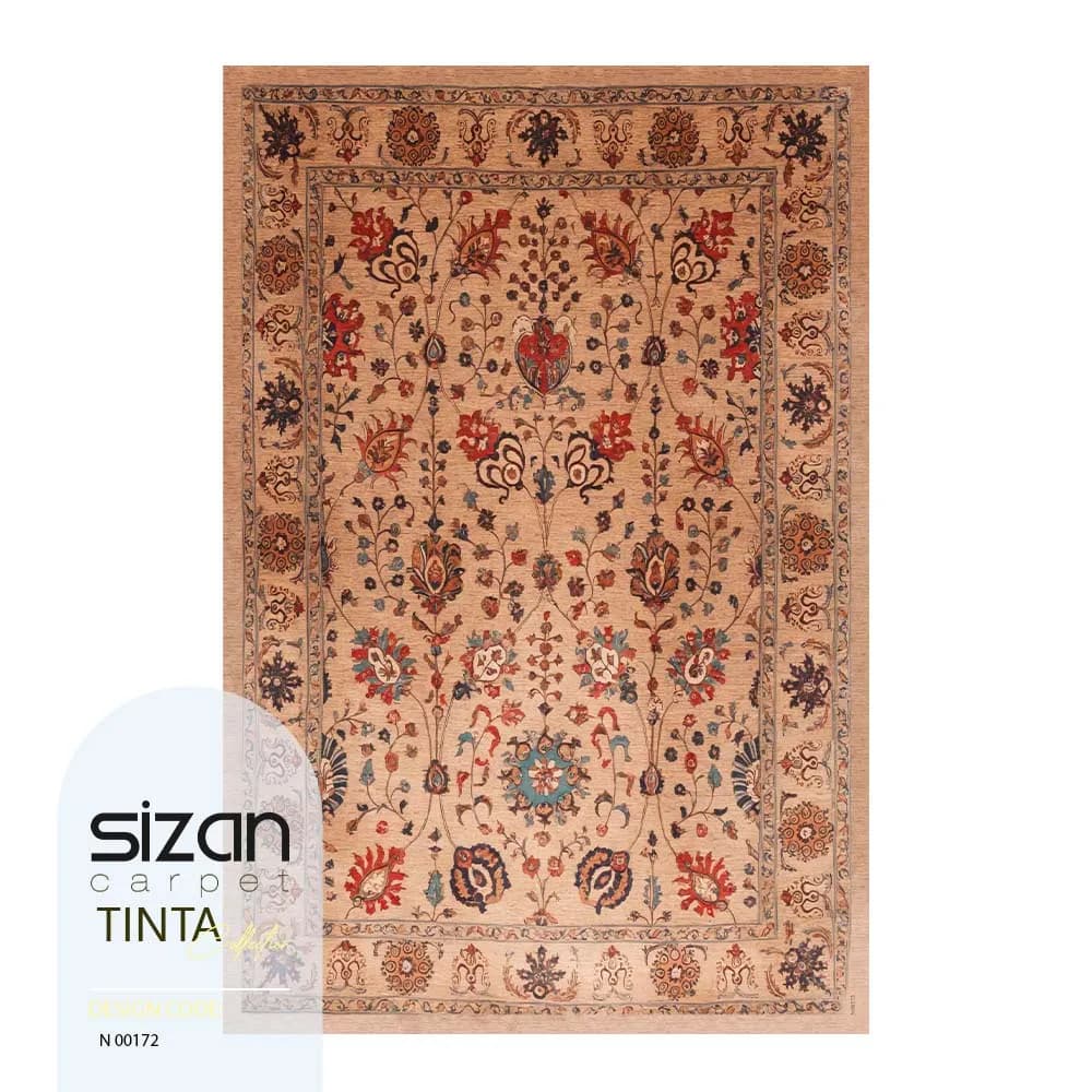 فرش ماشینی کلکسیون تینتا طرح میراث کد N 00173