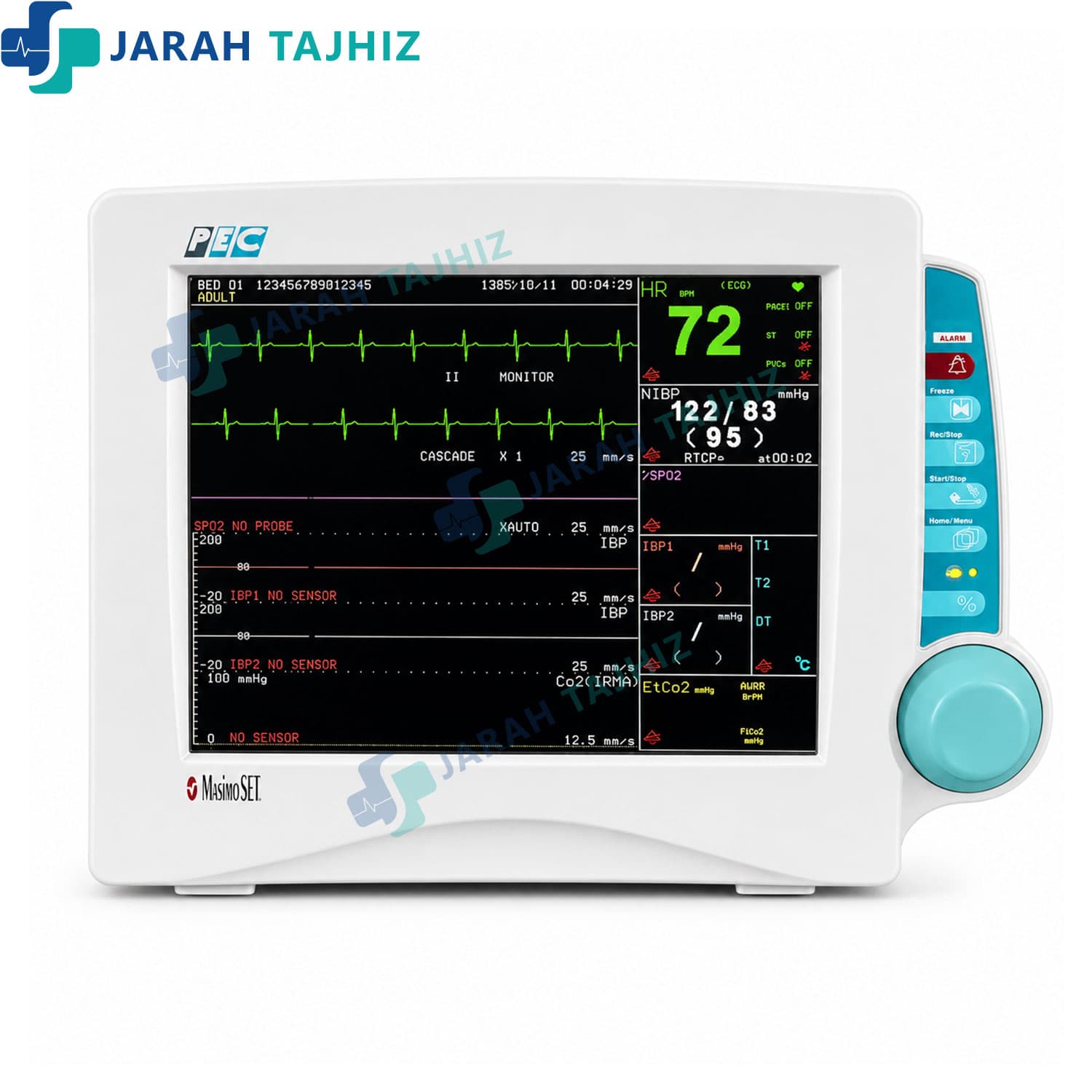 مانیتور علائم حیاتی PEC با نمایشگر 12.1 اینچ — تصویر ۲