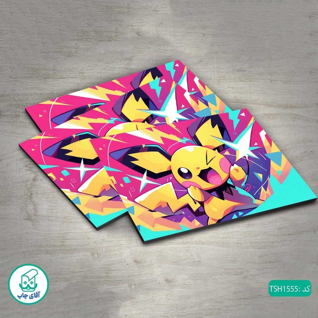 شاسی طرح انیمه Pokemon کد TSH1555 — تصویر ۲