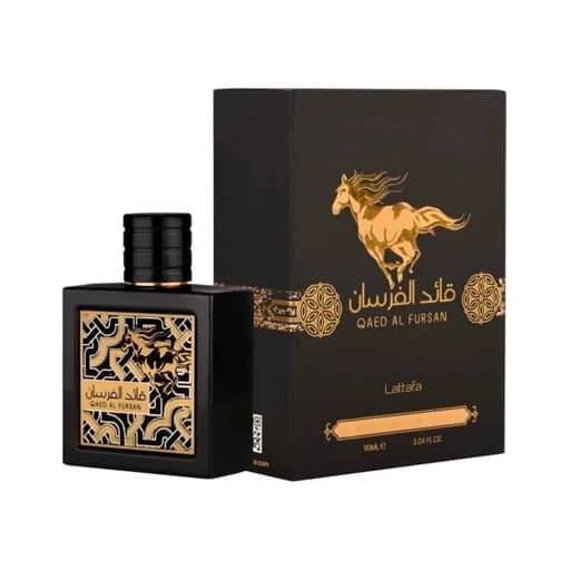 عطر ادکلن لطافه مدل قائد الفرسان مشکی 100 میل — تصویر ۲