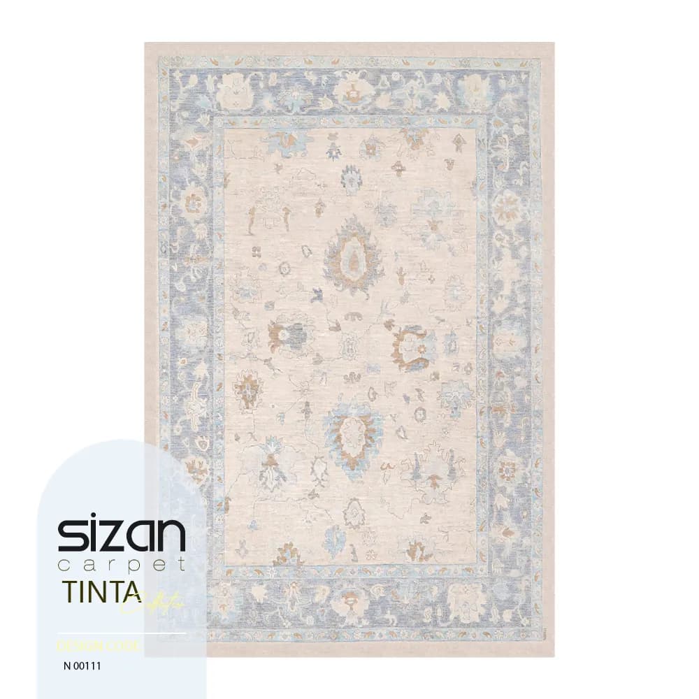 فرش ماشینی کلکسیون تینتا طرح میراث کد N 00111
