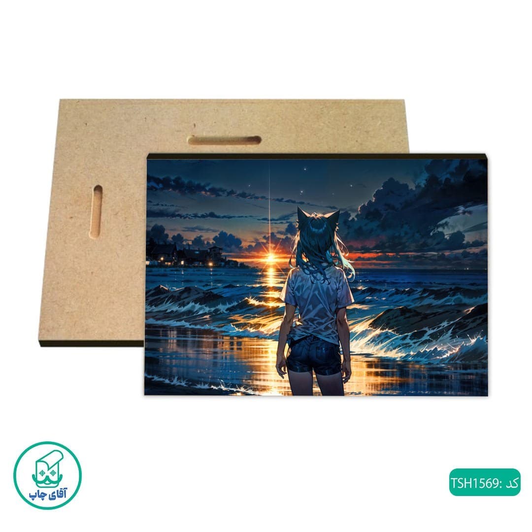 شاسی طرح دختر انیمه ای کد TSH1569