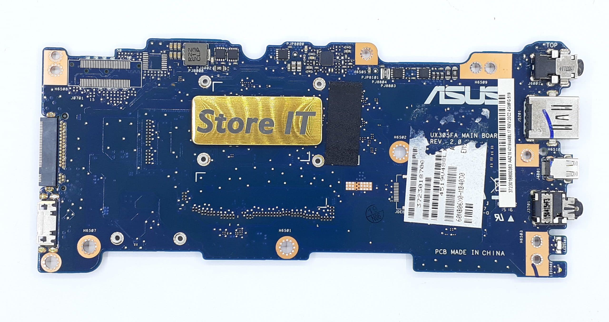 مادربرد لپ تاپ ایسوس Zenbook UX305FA Rev 2.0 CoreM5 بدون گرافیک – 4 گیگ رم — تصویر ۲