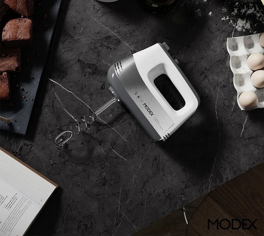 همزن برقی مودکس مدل HM570 | توان 500 وات، 5 سرعته، حرفه‌ای — تصویر ۴