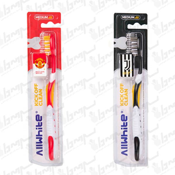 مسواک کیک آف کلین متوسط کد 603 آل وایت — تصویر ۲