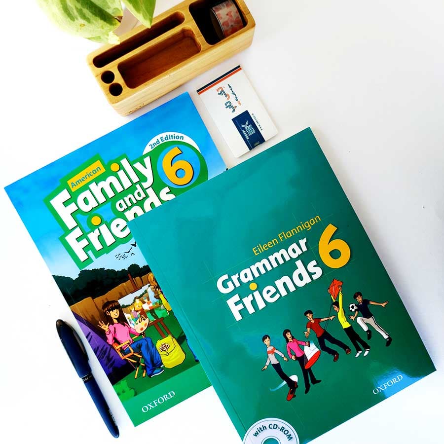 کتاب American Family and Friends 6 2nd Edition + Grammar Book Pack | پک امریکن فمیلی اند فرندز 6 ویرایش دوم + کتاب گرامر