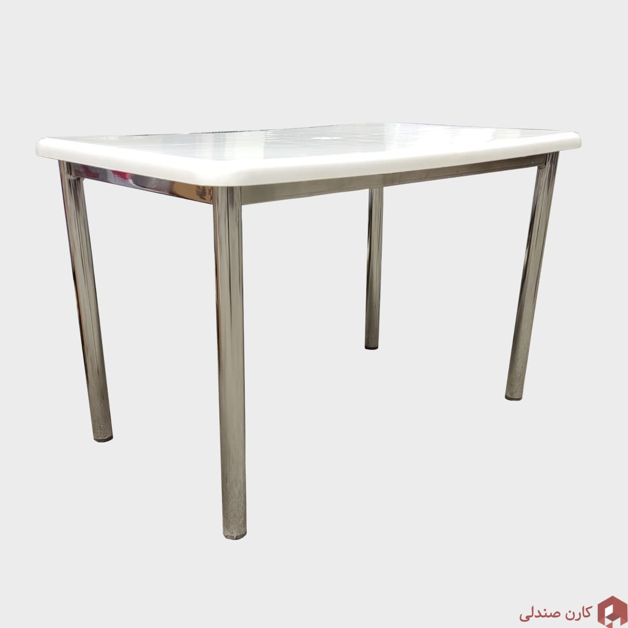 میز ناهارخوری نظری مدل 542 پایه کروم — تصویر ۳