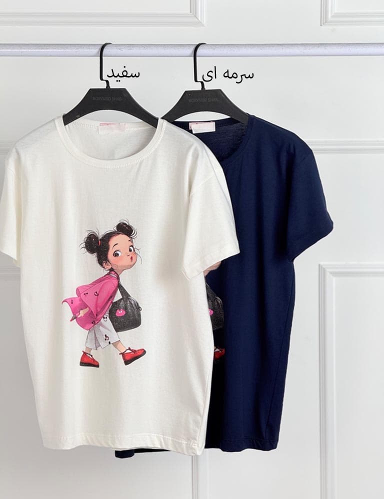تیشرت دخترک ملوس کد : 41877 — تصویر ۷