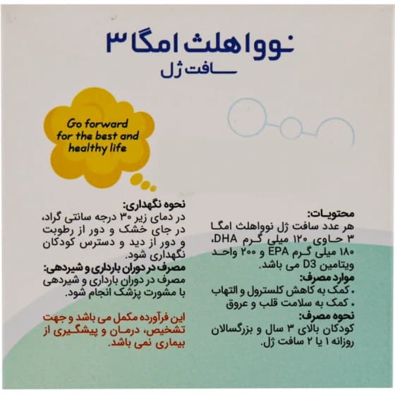 سافت ژل امگا3 1000 میلی گرم نووا هلث 30 عددی — تصویر ۳