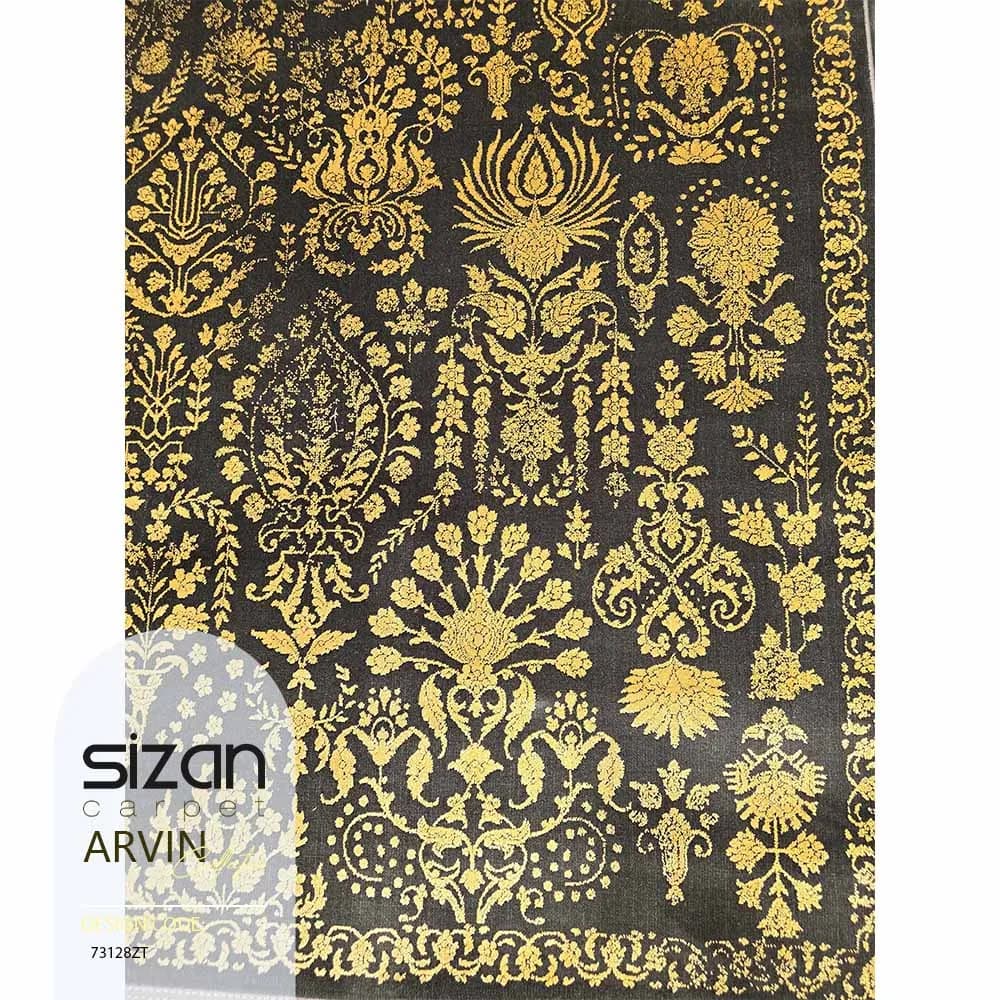 فرش ماشینی طرح آروین کد 73128zt — تصویر ۳