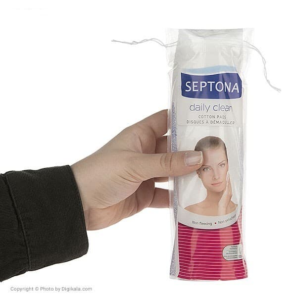 پد پاک کننده آرایشی سپتونا سری Daily Clean – بسته 80 عددی — تصویر ۲