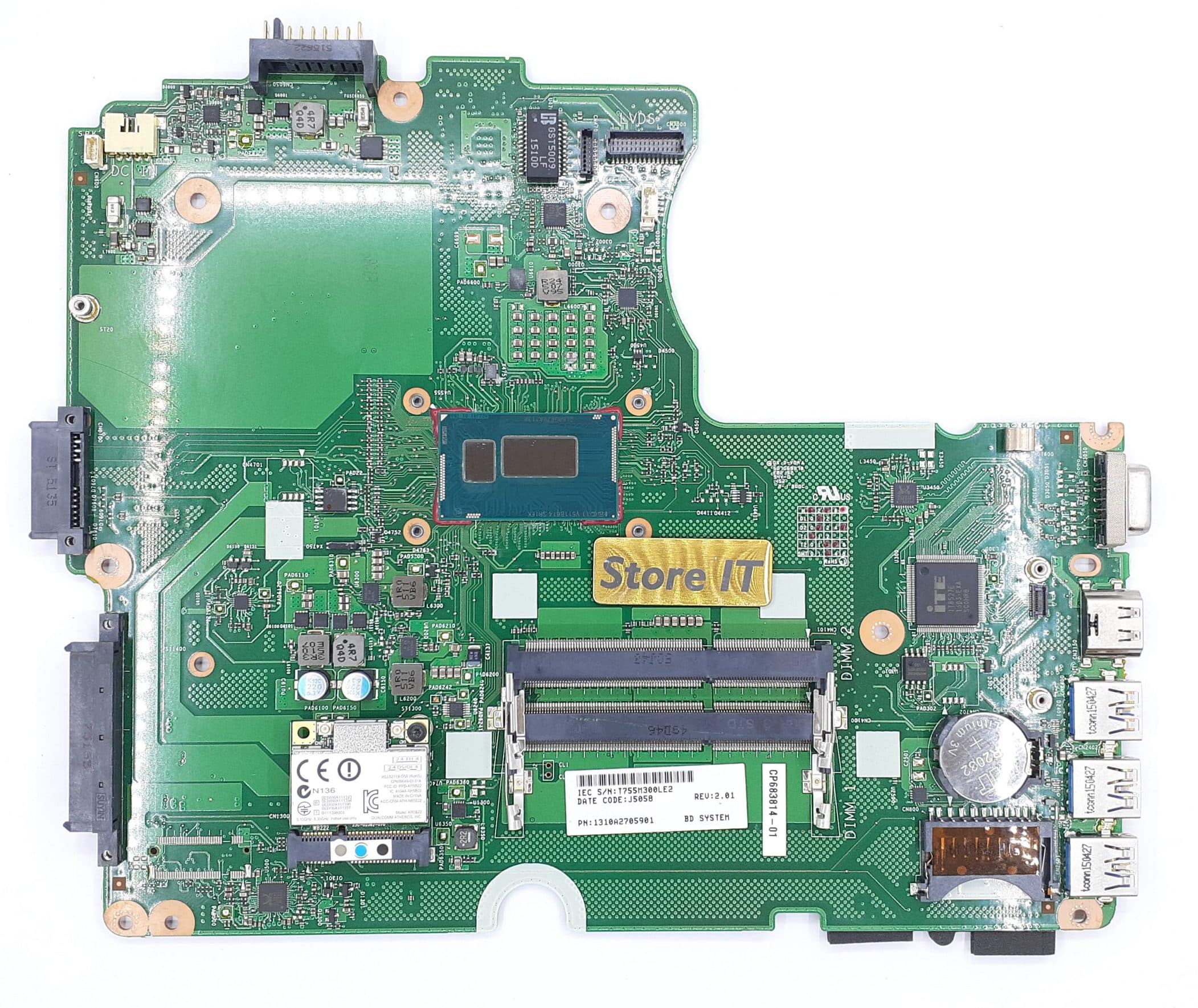 مادربرد لپ تاپ فوجیتسو LifeBook A514 (6050A2705901) I3-4 بدون گرافیک