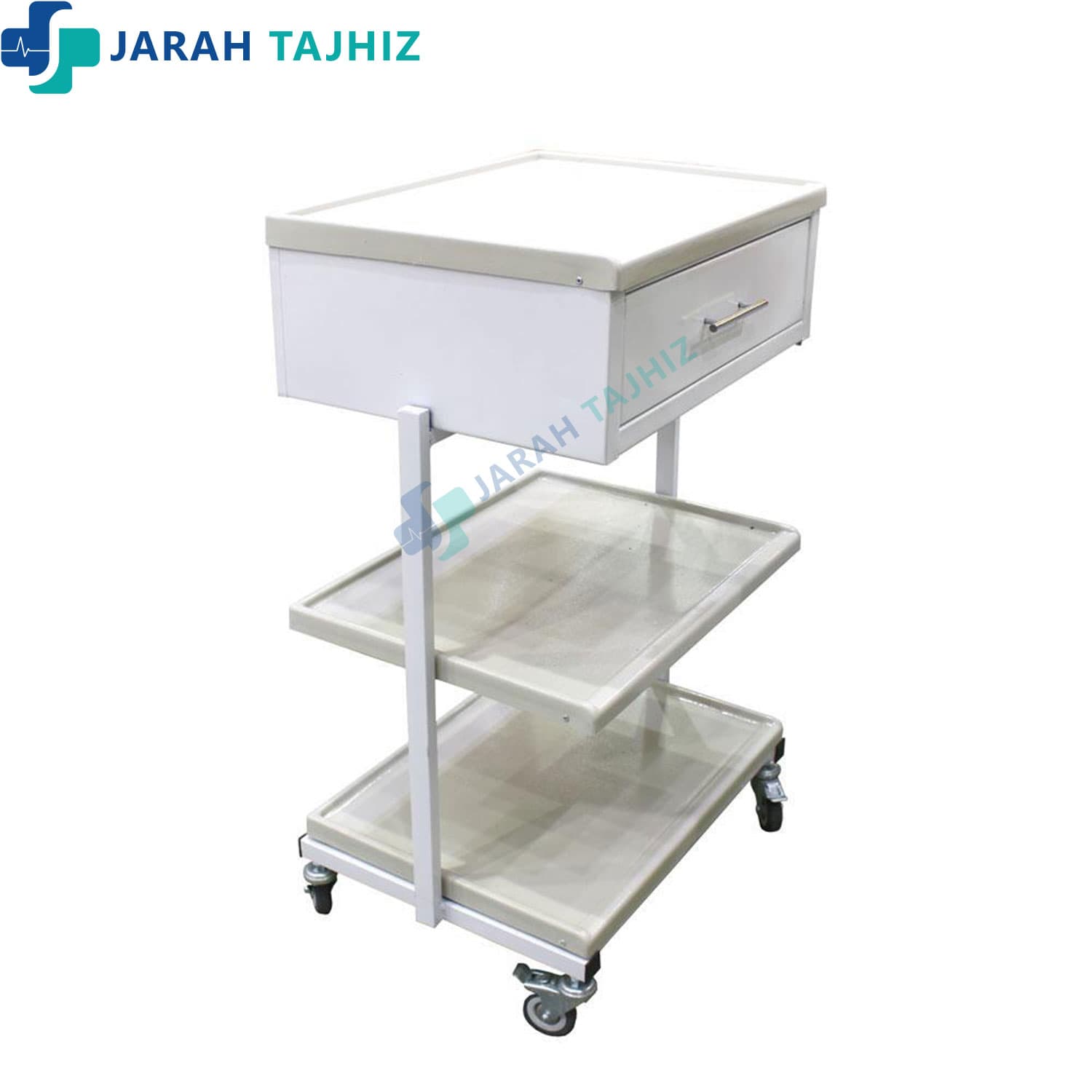 ترالی زیبایی تک کشو دو طبقه
