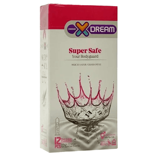کاندوم ایکس دریم مدل Super Safe بسته ۱۲ عددی بسیار ایمن