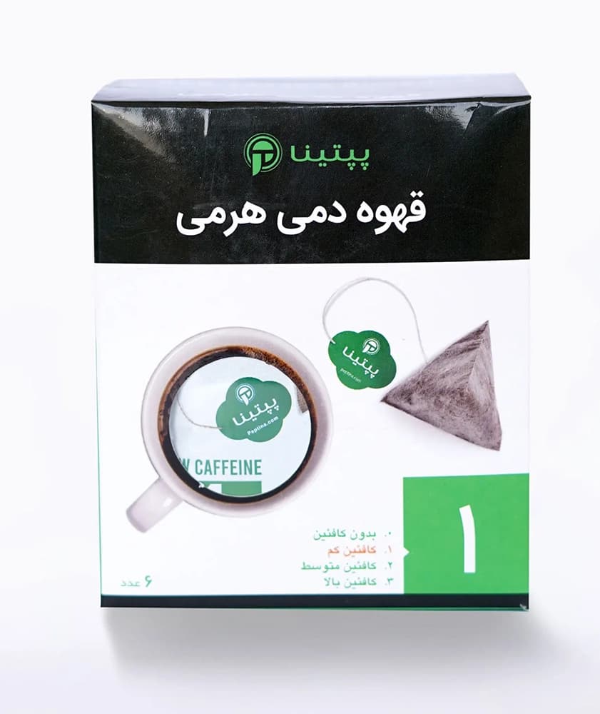 قهوه دمی هرمی (شماره ۱) بسته 6 عددی — تصویر ۳